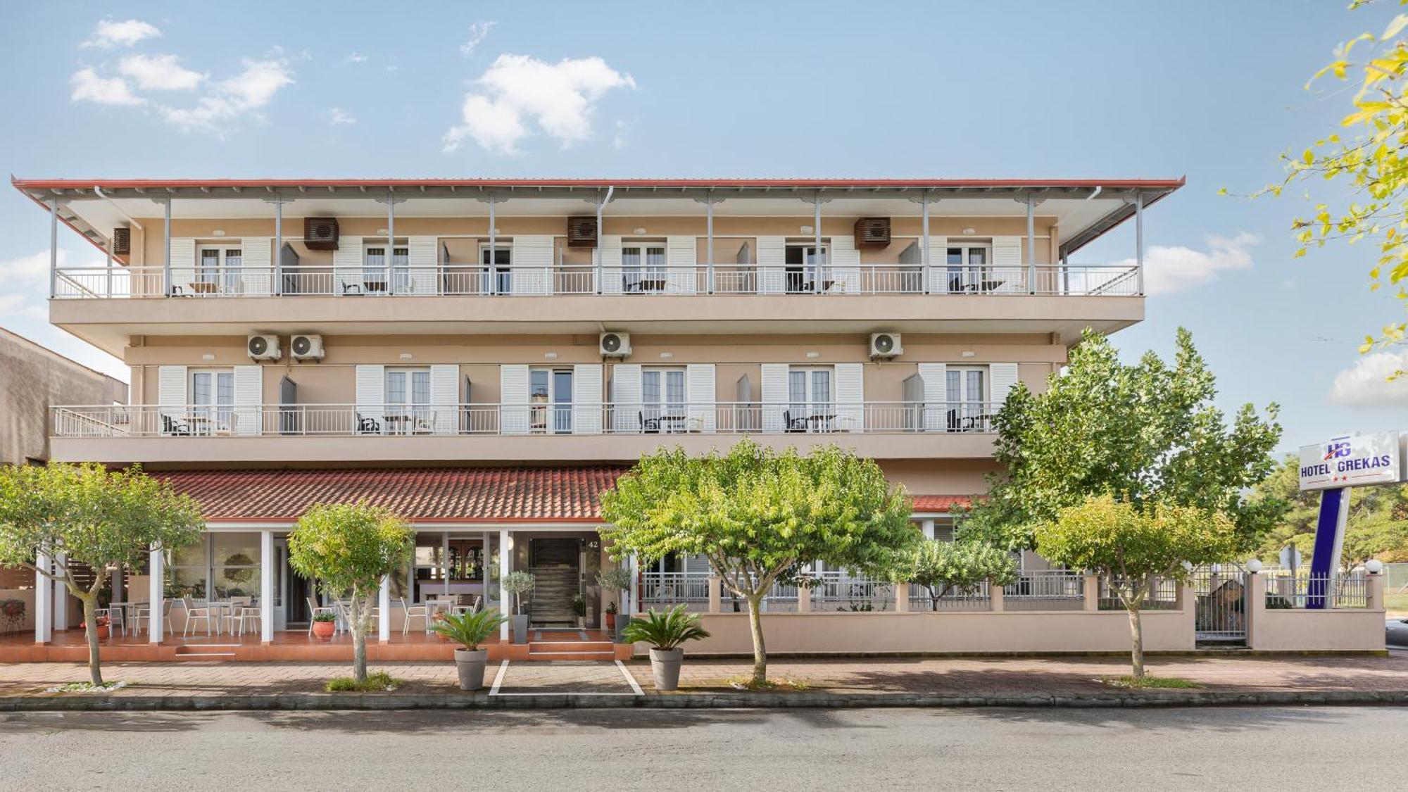 Hotel Grekas Neoi Poroi Exteriör bild